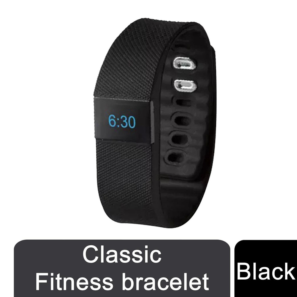 BAS-Tek CoreFit Bluetooth Fitness Tracker Bracelet - Black