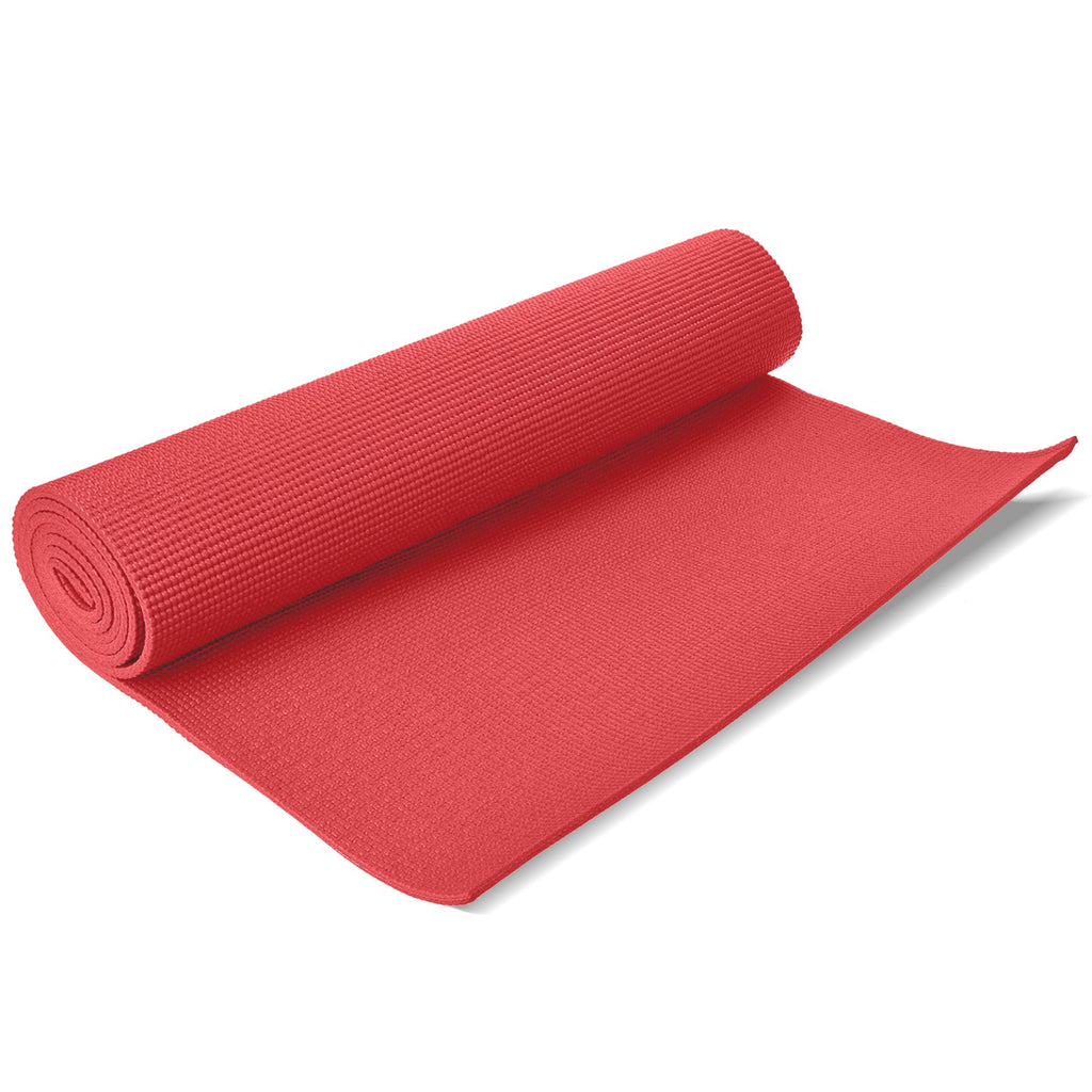 Pink Yoga Mat 3mm - Non-Slip, Cushioned Comfort for Home Workouts