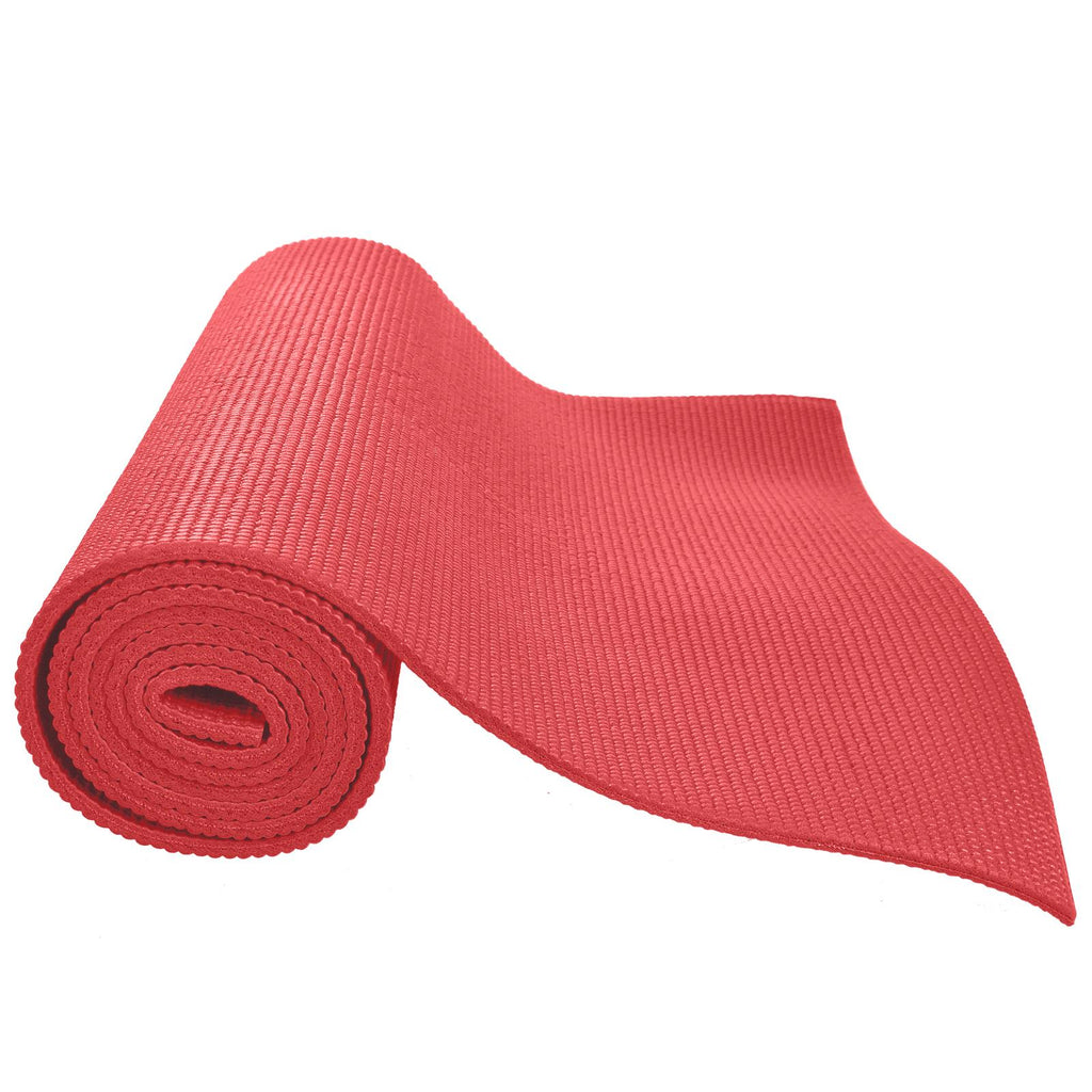 Pink Yoga Mat 3mm - Non-Slip, Cushioned Comfort for Home Workouts